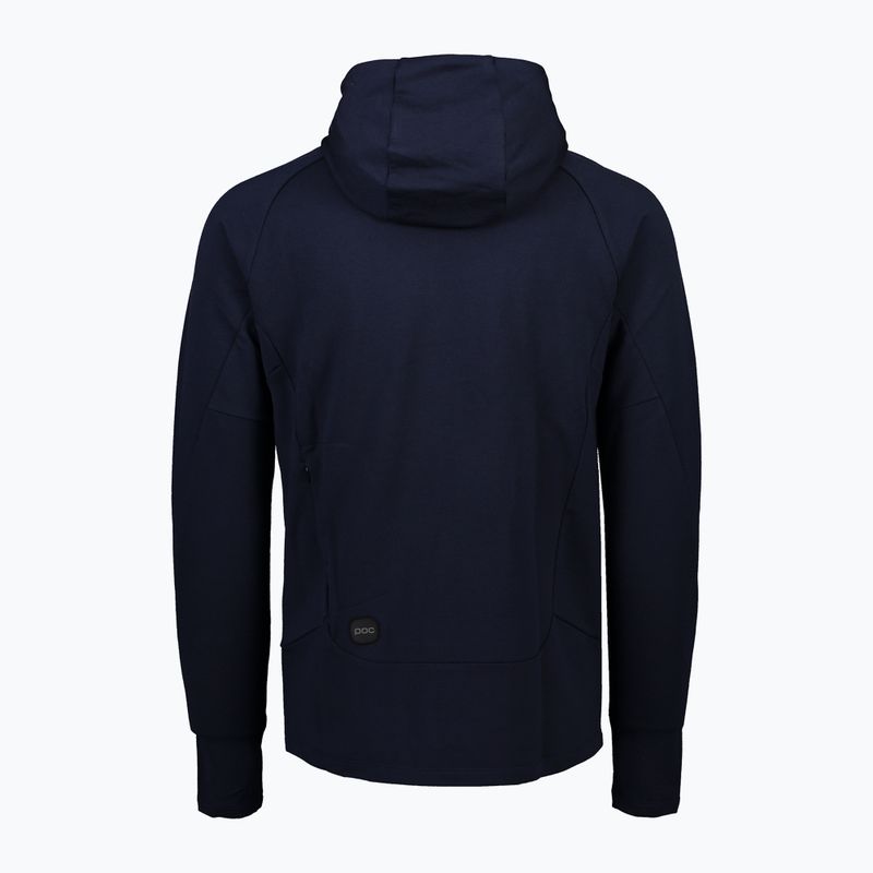 Мъжки потник за преходи POC Merino Zip Hood turmaline navy 2