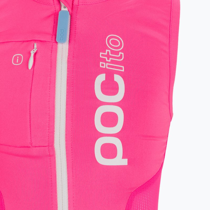 Детска предпазна жилетка POC POCito VPD Air Vest fluorescent pink 3