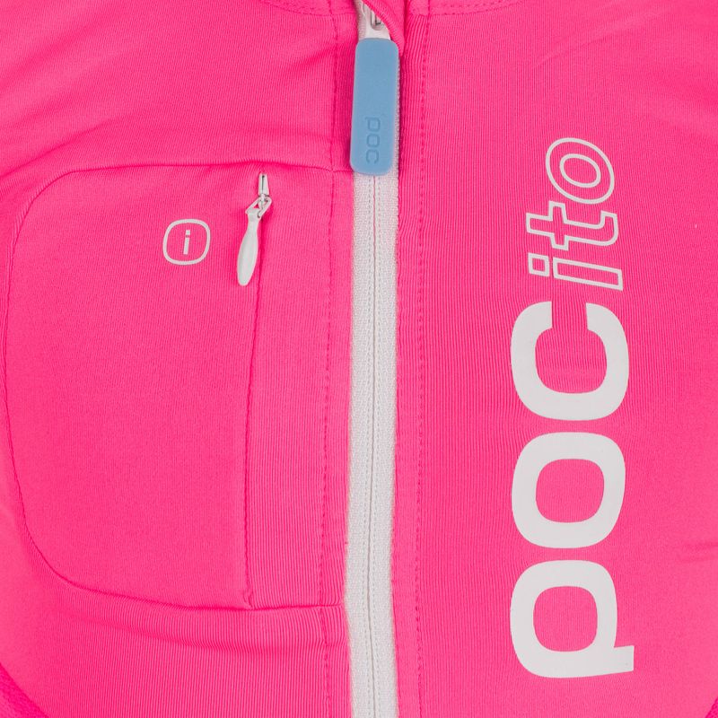 Детска предпазна жилетка POC POCito VPD Air Vest fluorescent pink 4