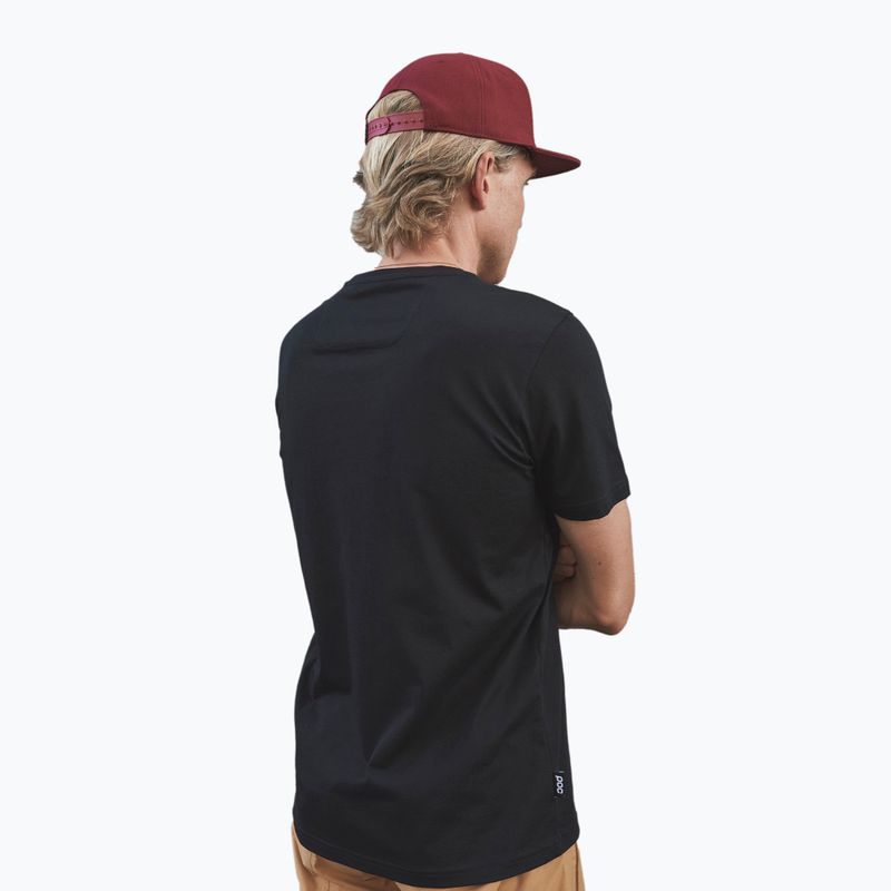 Тениска за трекинг POC 61602 Tee uranium black 2