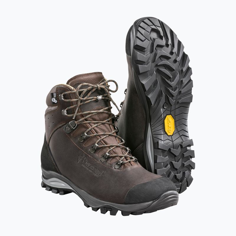 Мъжки туристически обувки Pinewood Mid Hunting & Hiking Boot brown 8