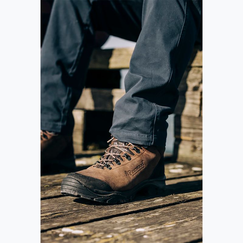 Мъжки туристически обувки Pinewood Mid Hunting & Hiking Boot brown 12