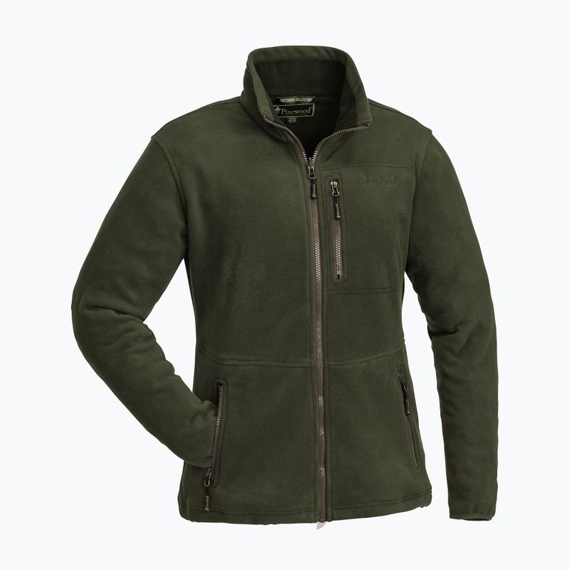 Дамски суитшърт за трекинг Pinewood Finnveden Fleece green