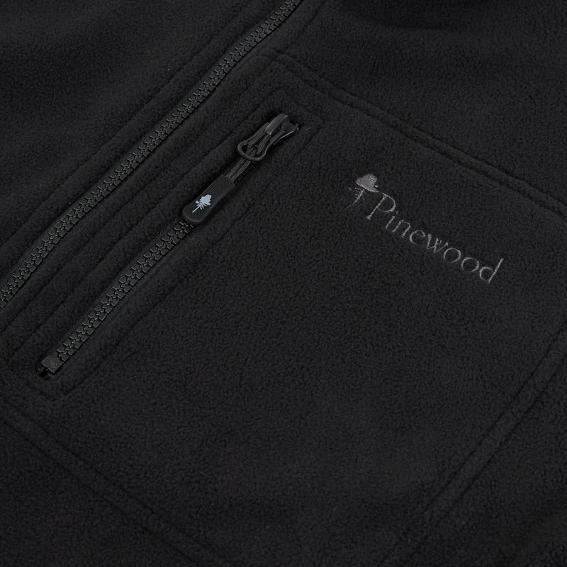 Дамски суитшърт за трекинг Pinewood Finnveden Fleece black 3