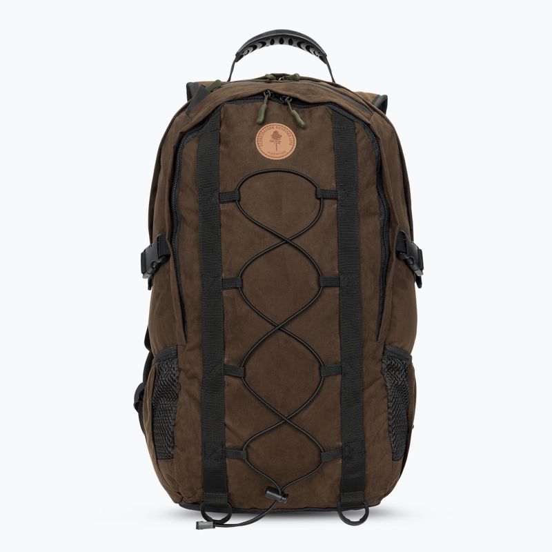 Pinewood Outdoor 22 л кафява туристическа раница от велур