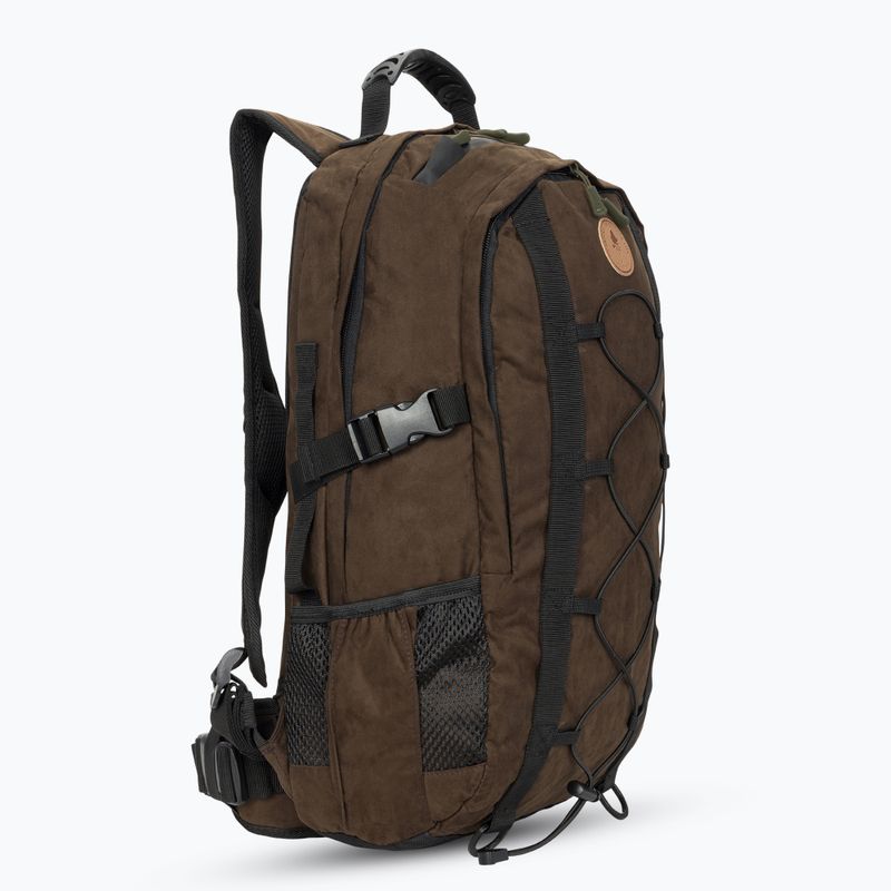 Pinewood Outdoor 22 л кафява туристическа раница от велур 2