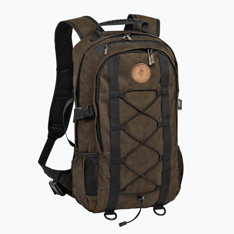 Pinewood Outdoor 22 л кафява туристическа раница от велур 5