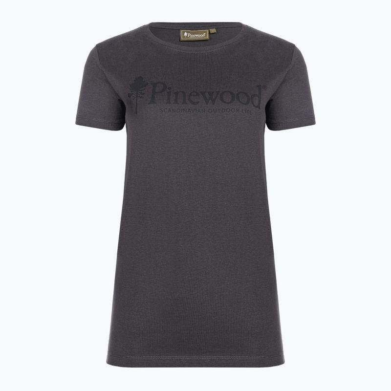 Дамска тениска Pinewood Outdoor Life тъмен антрацит