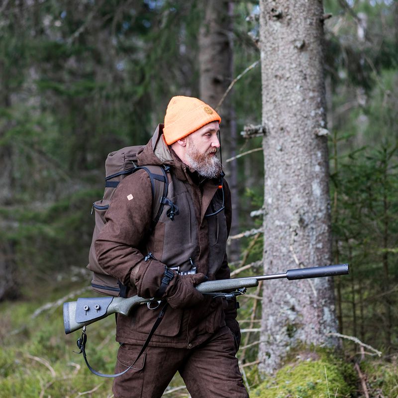Мъжко ватирано яке Pinewood Abisko Småland 2.0 suede brown 5