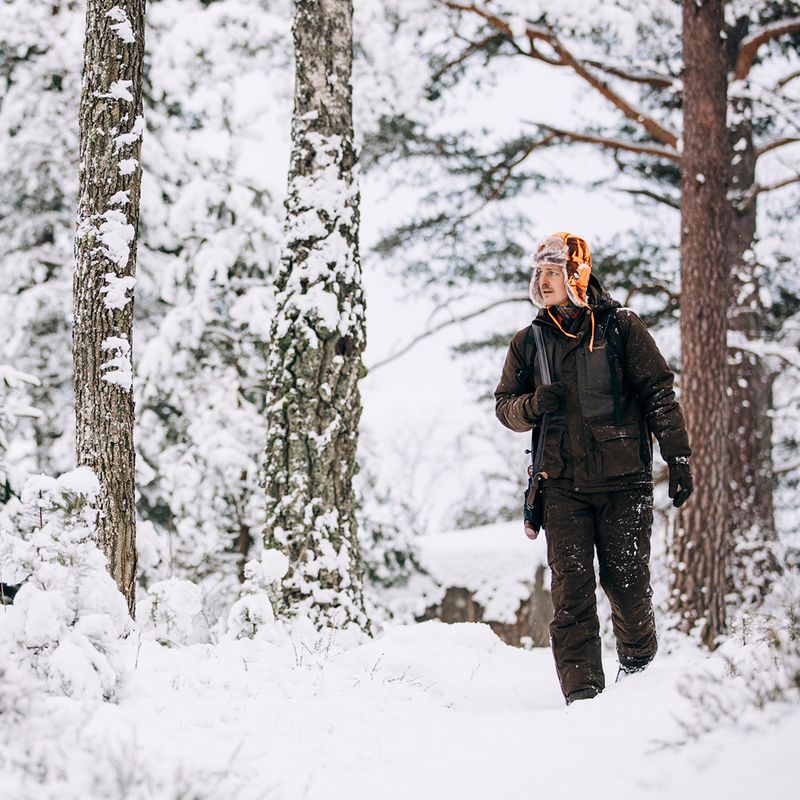 Мъжко ватирано яке Pinewood Abisko Småland 2.0 suede brown 7