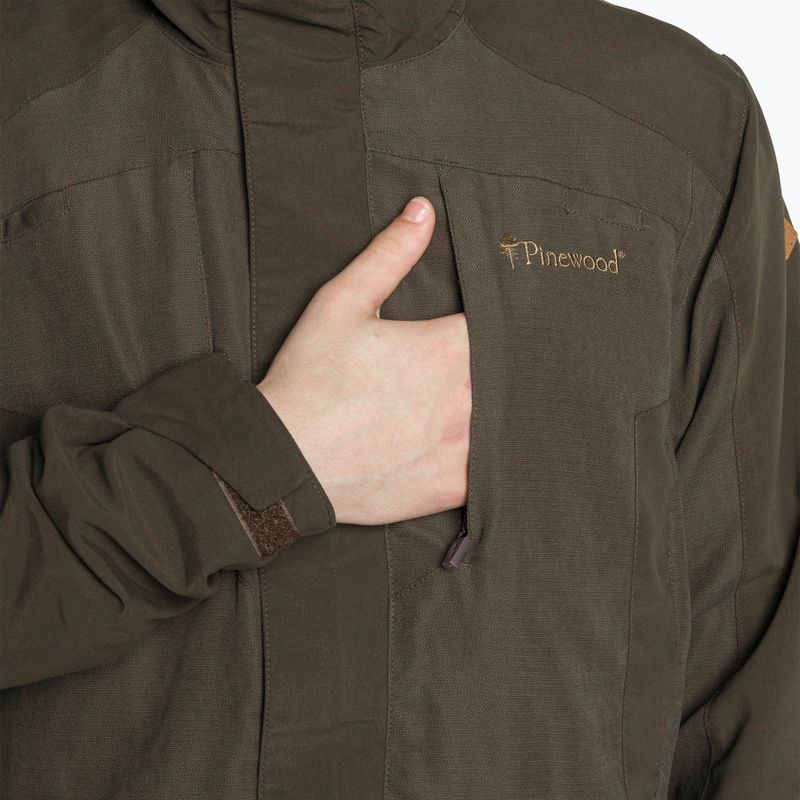 Мъжко софтшел яке Pinewood Smaland Light suede brown 3