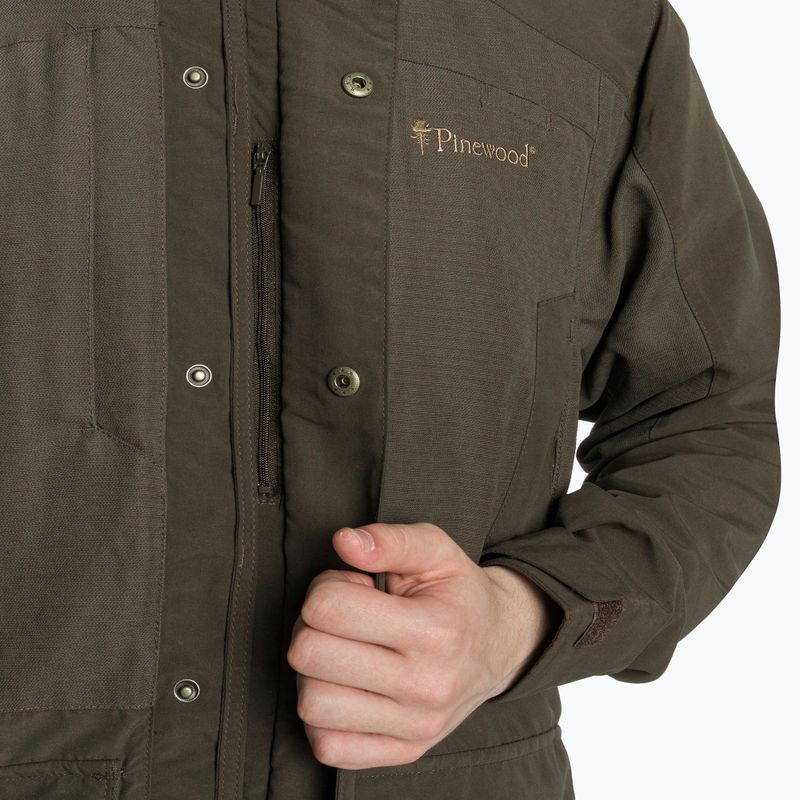Мъжко софтшел яке Pinewood Smaland Light suede brown 5