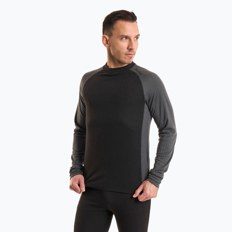 Мъжко термо бельо Pinewood Finnveden Base Layer black/dark grey 2