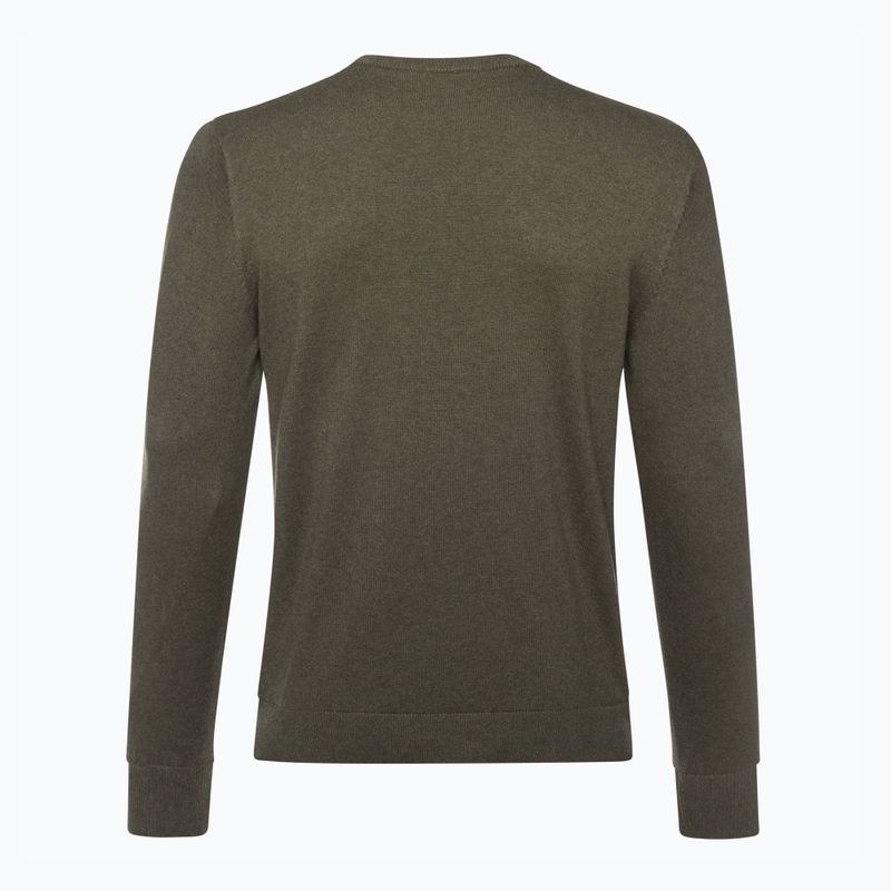 Мъжки суитшърт за трекинг Pinewood Varnamo Crewneck Плетено зелено mel 2