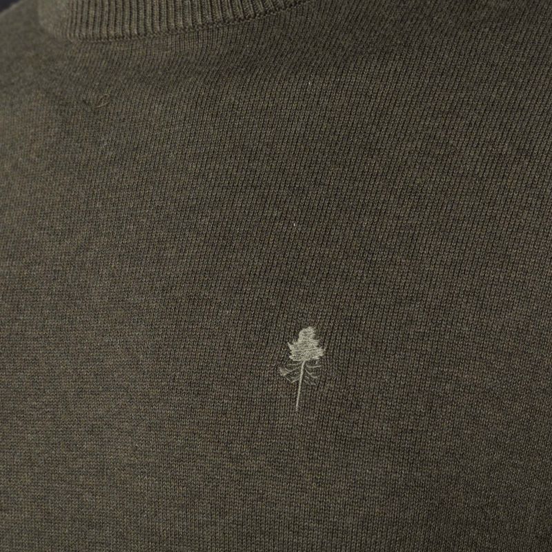 Мъжки суитшърт за трекинг Pinewood Varnamo Crewneck Плетено зелено mel 3
