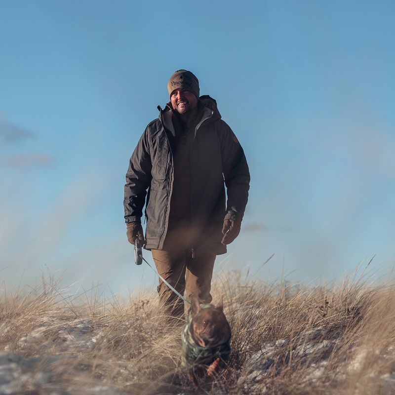 Мъжки панталони за трекинг Pinewood Värnamo Serengeti moss green 7