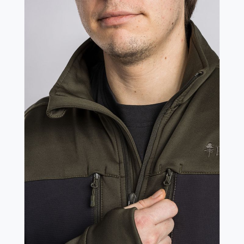 Мъжки поларен суитшърт Pinewood Abisko Power Fleece moss green 5