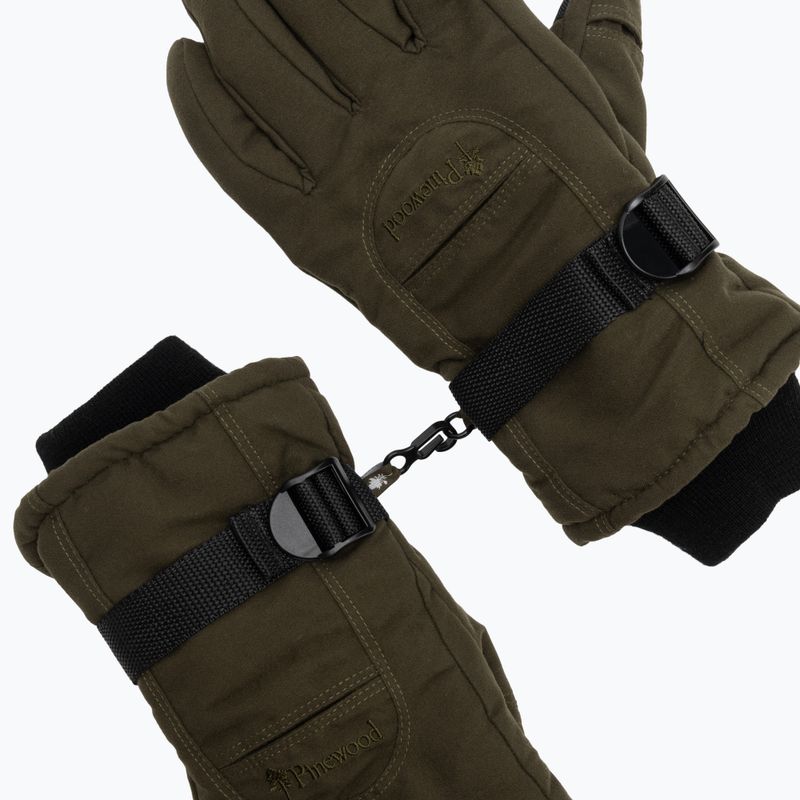 Мъжки ръкавици за трекинг Pinewood Membrane Glove moss green 4