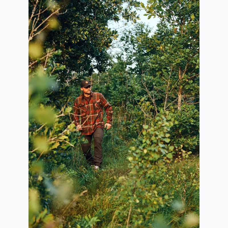 Мъжка риза Pinewood Cornwall d.green/d.copper 7