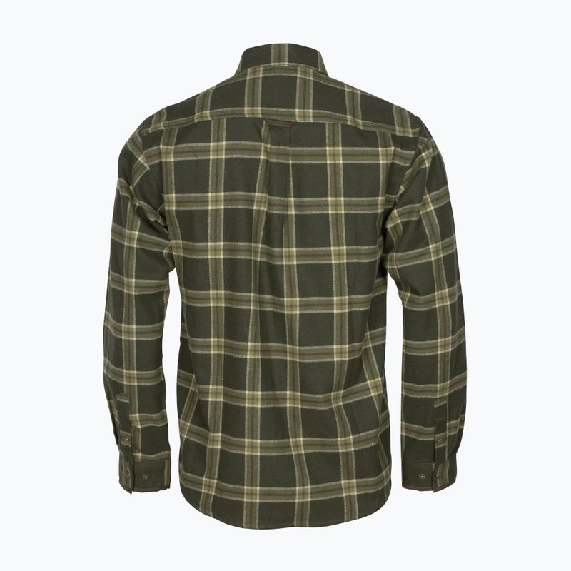 Мъжка риза Pinewood Prestwick Exclusive d.green/green 2