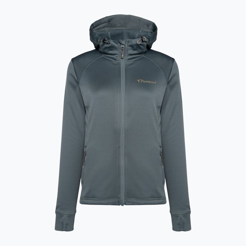 Дамски суитшърт за трекинг Pinewood Finnveden Hoodie d.storm blue 5