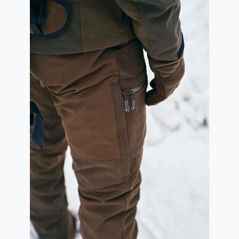 Мъжки ръкавици Pinewood Småland Hunters Extreme Fleece h.brown / suede brown 5