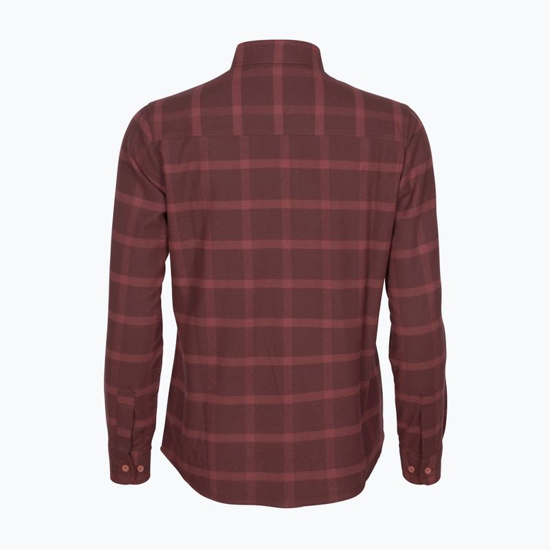 Мъжка риза Pinewood Värnamo earth plum 2
