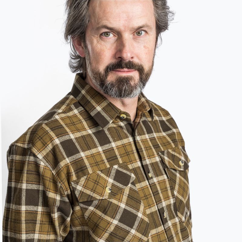 Мъжка риза Pinewood Härjedalen h.olive/khaki 5