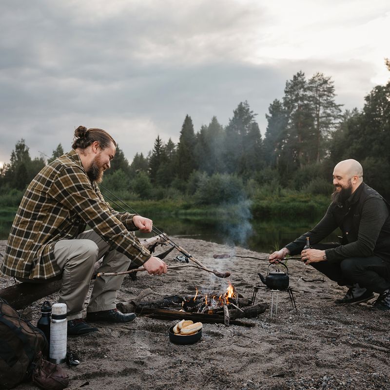 Мъжка риза Pinewood Härjedalen h.olive/khaki 11