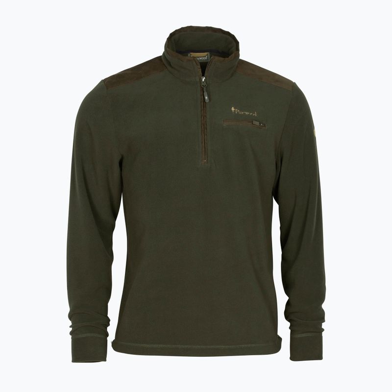 Мъжки суитшърт Pinewood Småland Hunters Half Zip h.brown 4
