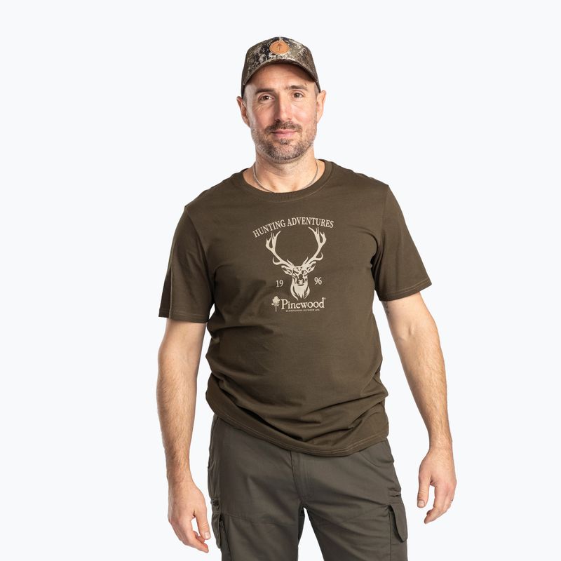 Мъжка тениска Pinewood Red Deer green
