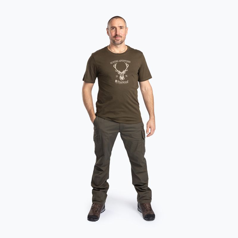 Мъжка тениска Pinewood Red Deer green 2