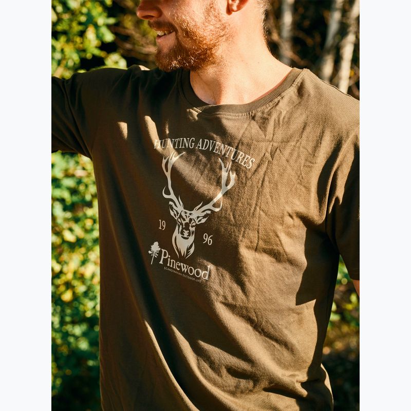 Мъжка тениска Pinewood Red Deer green 6