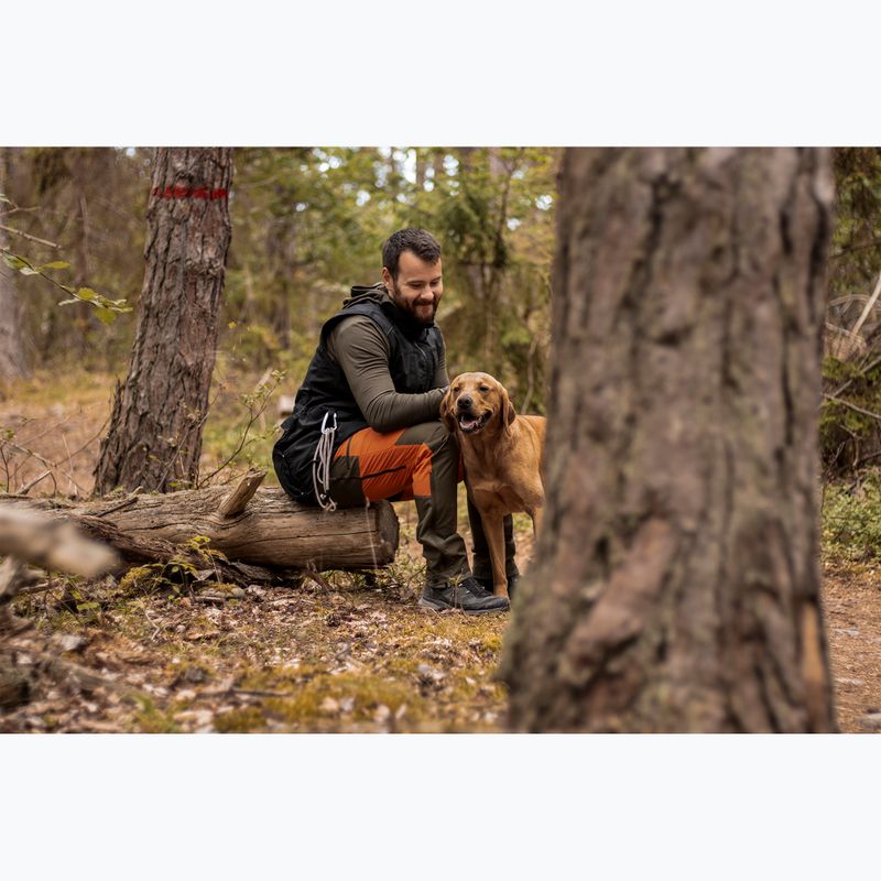Мъжки панталони с мембрана Pinewood Abisko b.orange/mossgreen 8