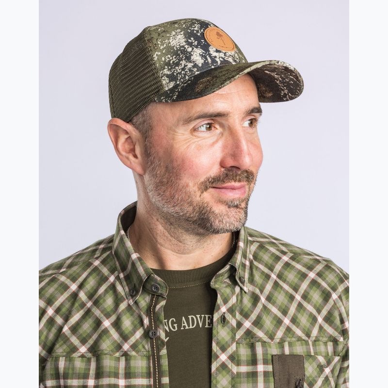 Бейзболна шапка Pinewood Hunters Mesh strata/moss green 3