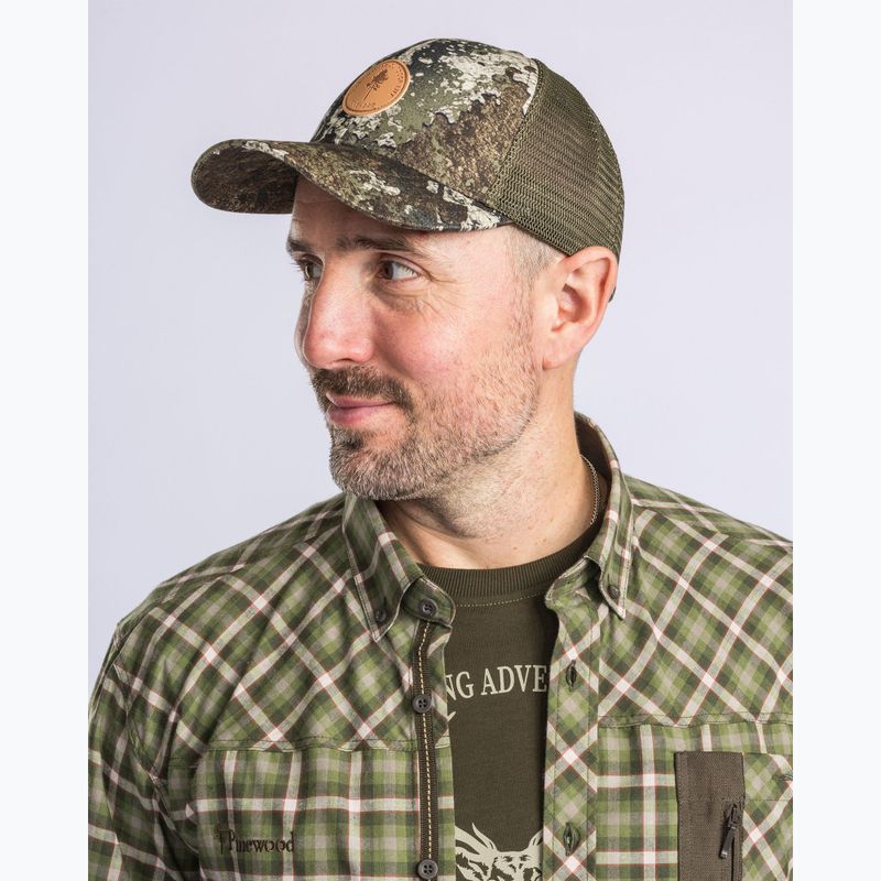 Бейзболна шапка Pinewood Hunters Mesh strata/moss green 4