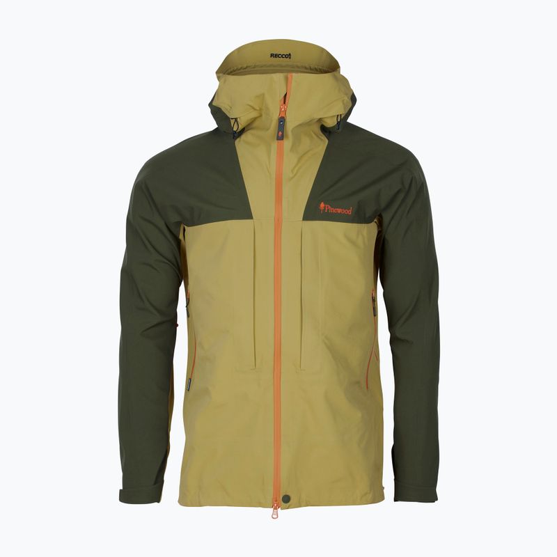 Мъжко яке за дъжд Pinewood Abisko Trekking 3L golden hay/moss green 9