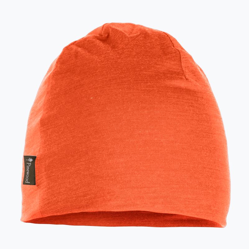 Шапка Pinewood Merino Wool burned orange