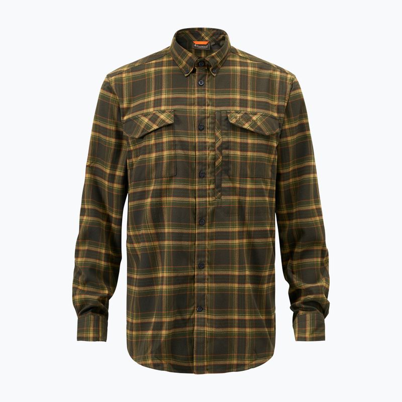 Мъжка фланелена риза Pinewood Abisko Hiking Flannel moss green 7