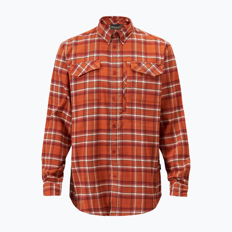 Мъжка риза Pinewood Abisko Hiking Flanell burned orange 7