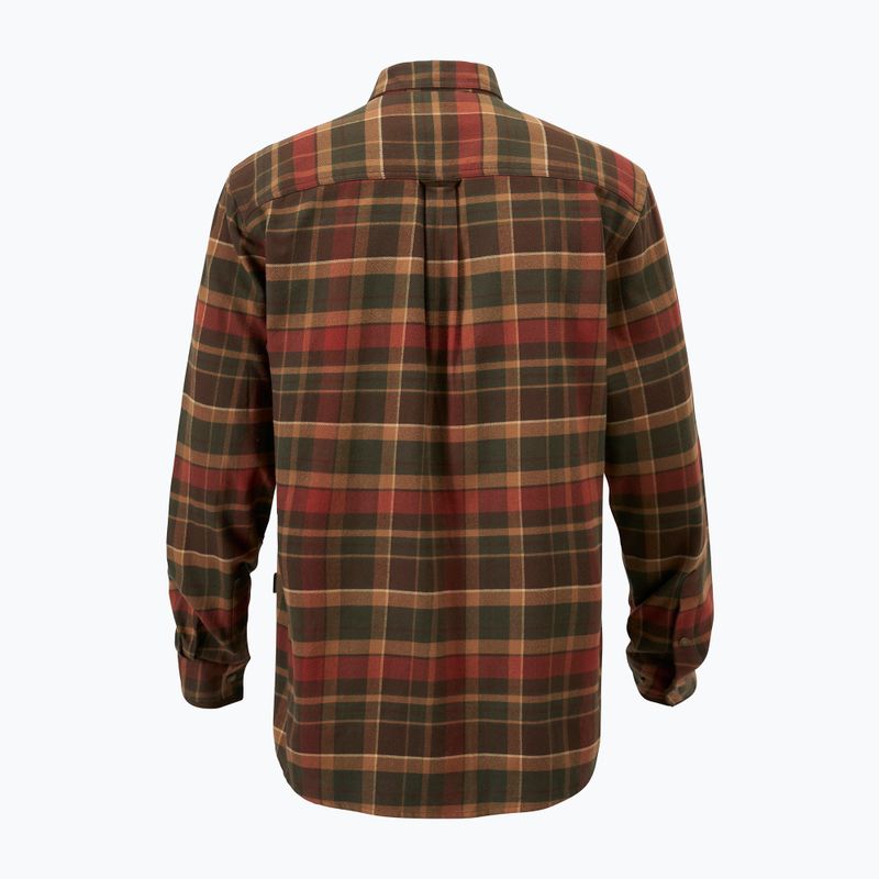 Мъжка риза Pinewood Prestwick Exclusive d.green/terracotta 8