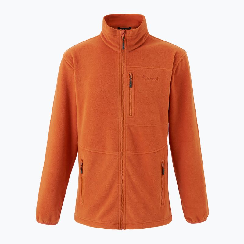 Мъжки суитшърт за трекинг Pinewood Finnveden Fleece burned orange 7