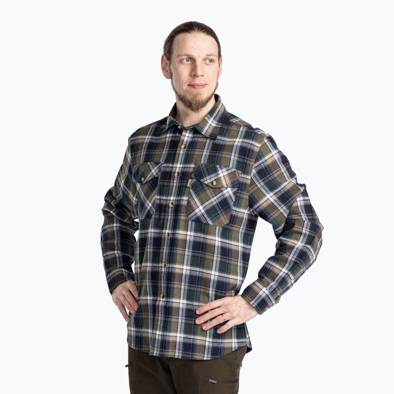 Мъжка риза Pinewood Härjedalen green/navy