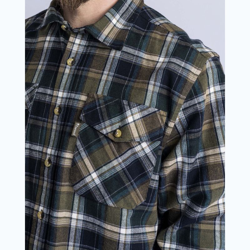 Мъжка риза Pinewood Härjedalen green/navy 6