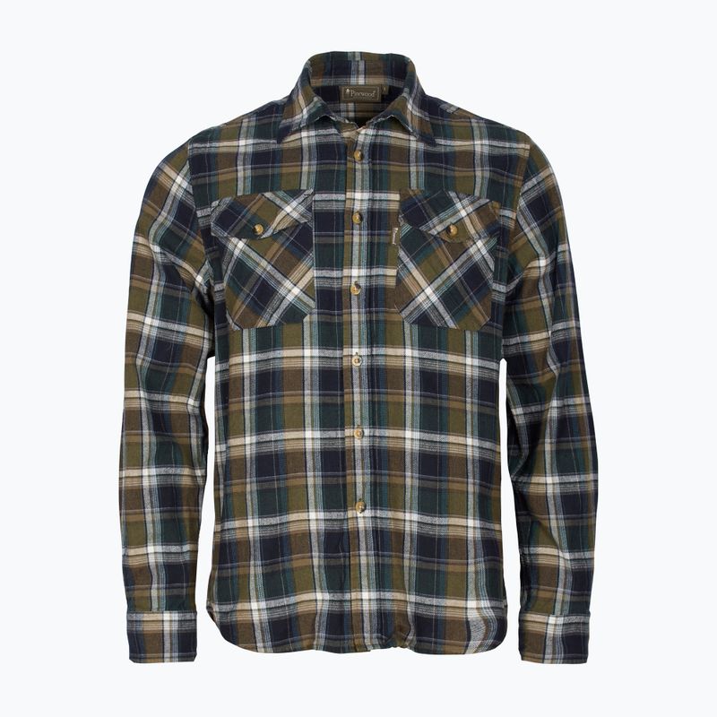 Мъжка риза Pinewood Härjedalen green/navy 7