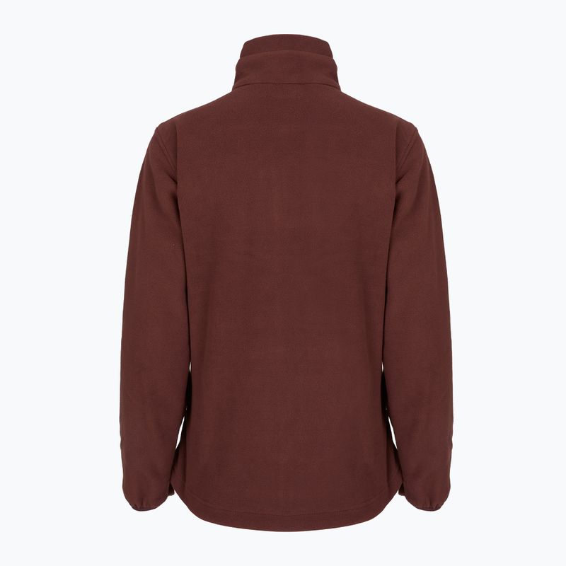 Дамски суитшърт за трекинг Pinewood Finnveden Fleece earth plum 2