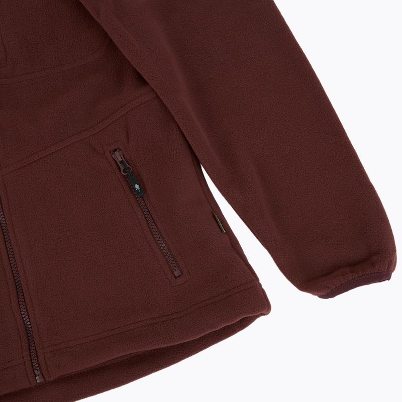 Дамски суитшърт за трекинг Pinewood Finnveden Fleece earth plum 4