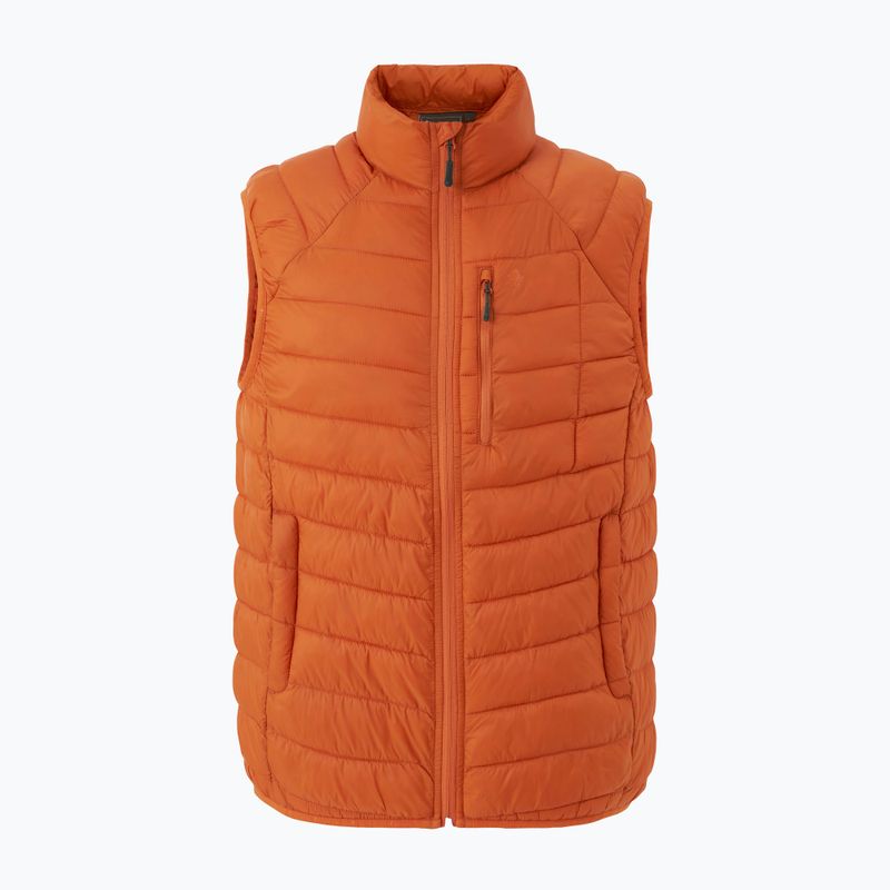 Мъжко яке без ръкави Pinewood Abisko Insulation burned orange trekking 8