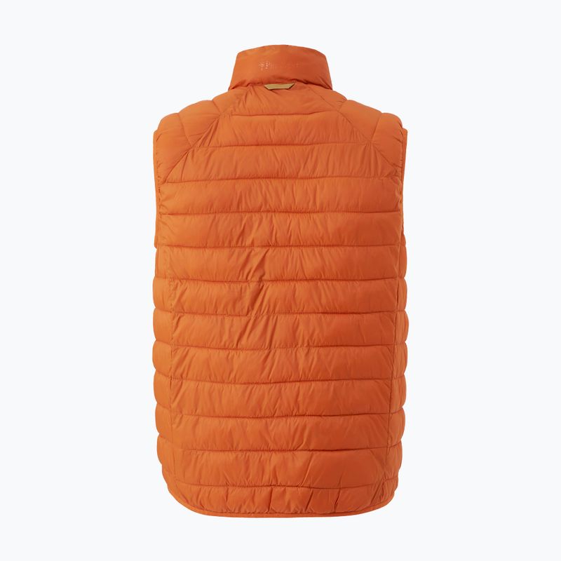 Мъжко яке без ръкави Pinewood Abisko Insulation burned orange trekking 9