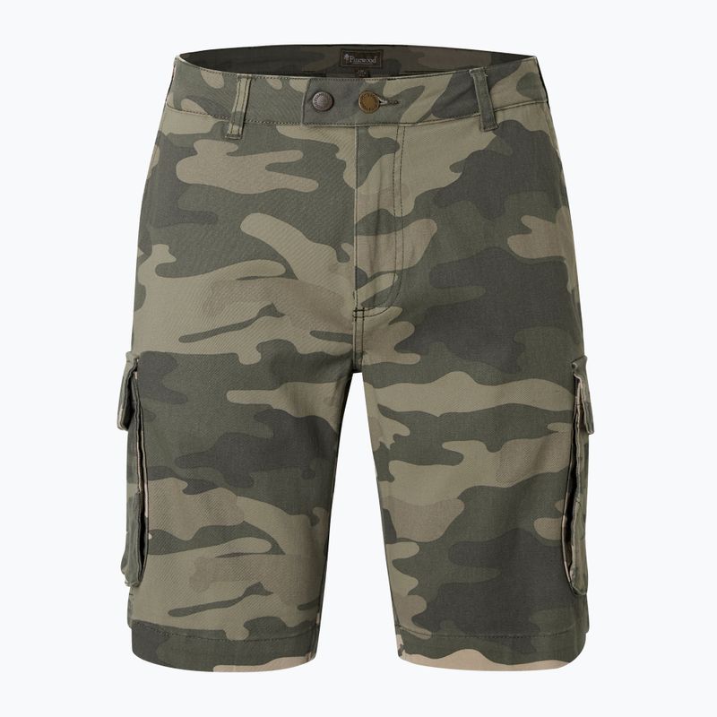 Мъжки къси панталони за трекинг Pinewood Värnamo Serengeti khaki camou 5